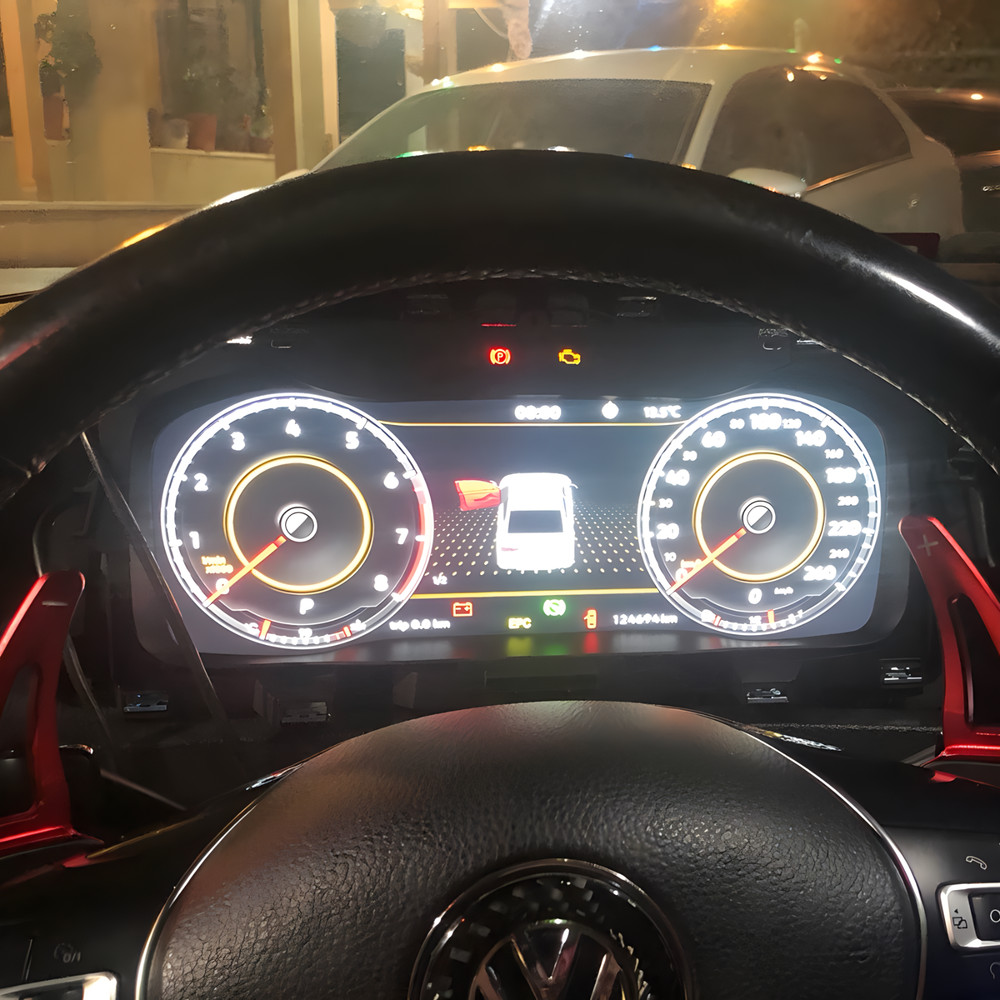 For VW Golf 7 MK7 15~19 Digital Instrument Cluster LCD Dashboard Virtual Cockpit