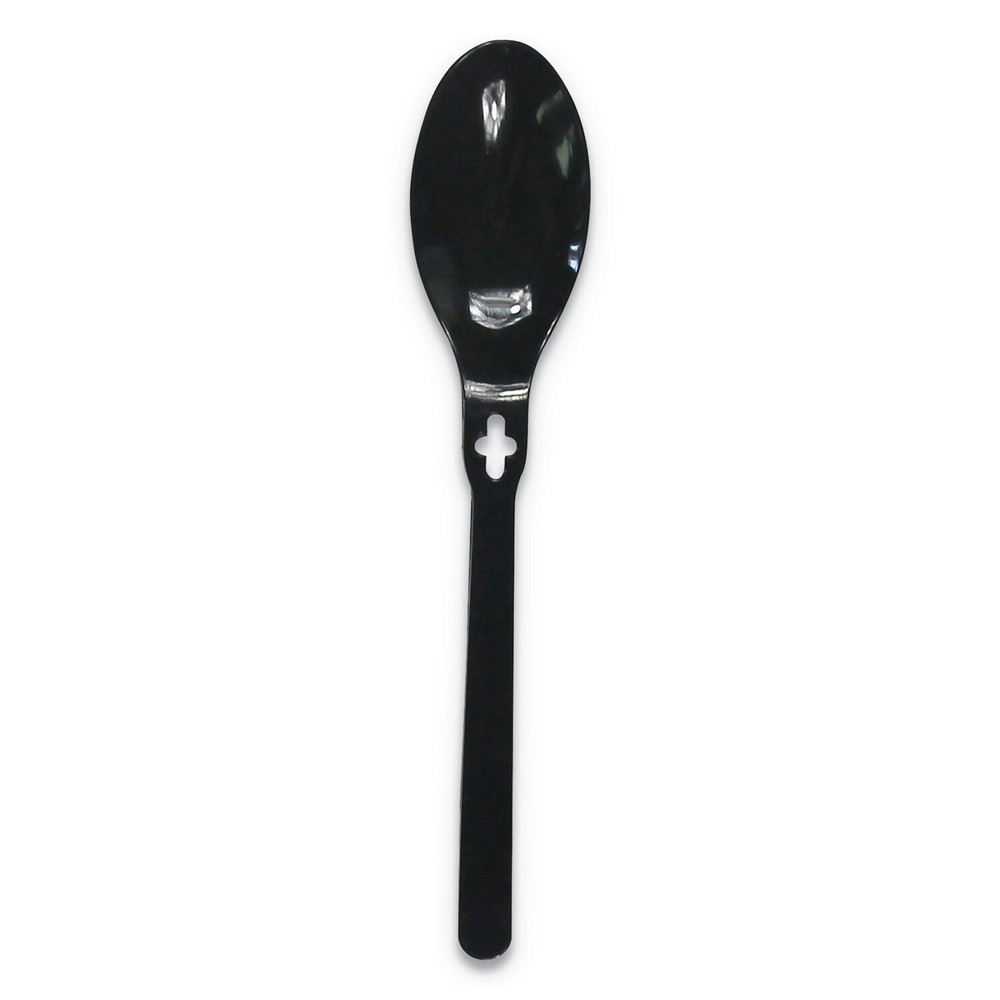 WeGo Spoon WeGo Polystyrene, Spoon, Black, 1000/Carton