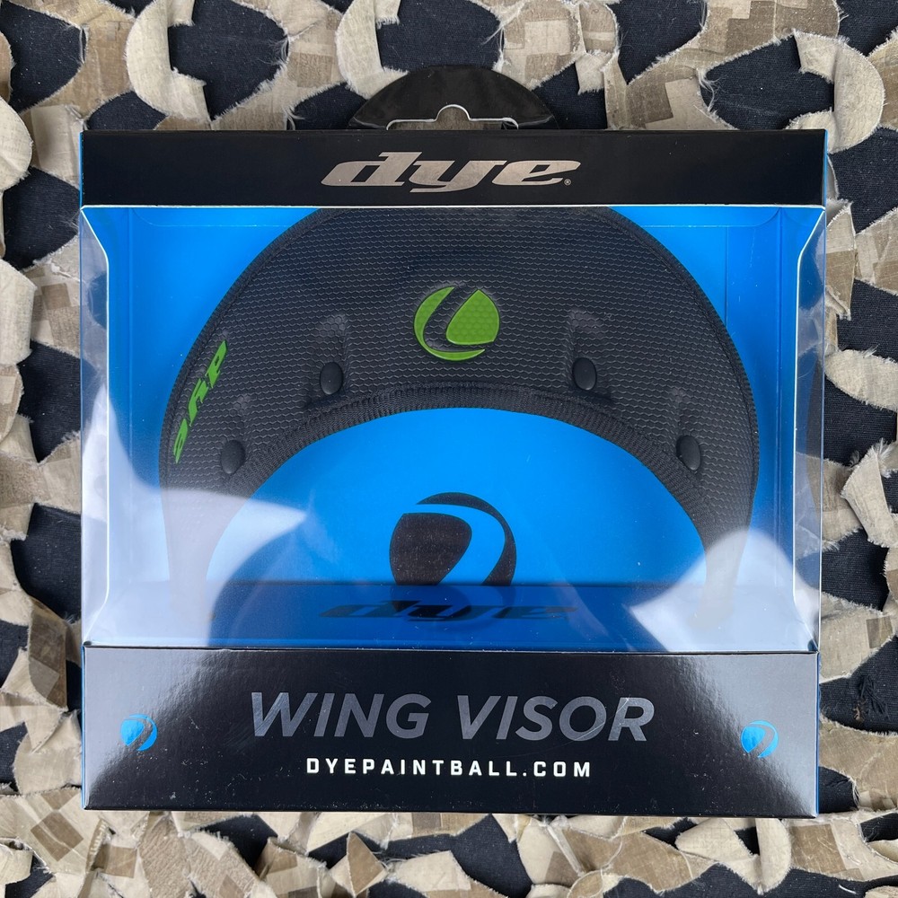 NEW Dye I4/I5 Wing Visor - Black/Lime
