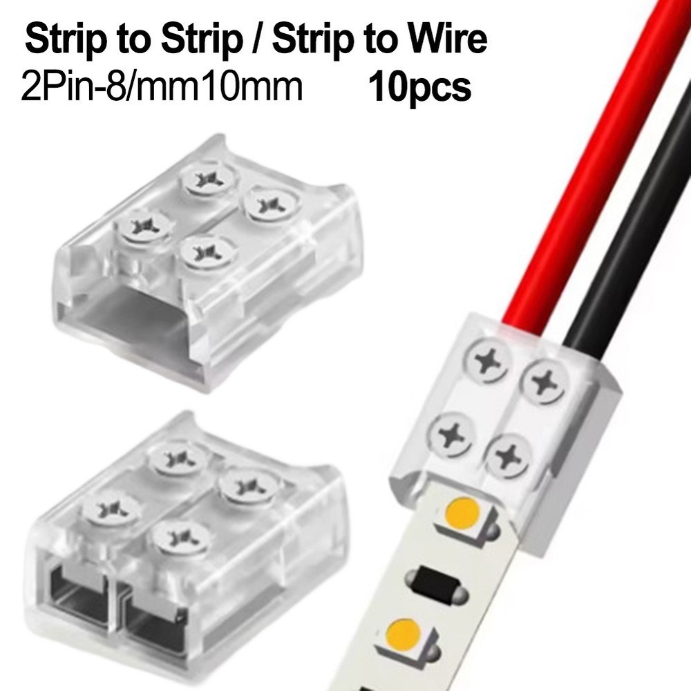 LED Terminal Connectors for Easy Setup Compatible with Multiple Strips