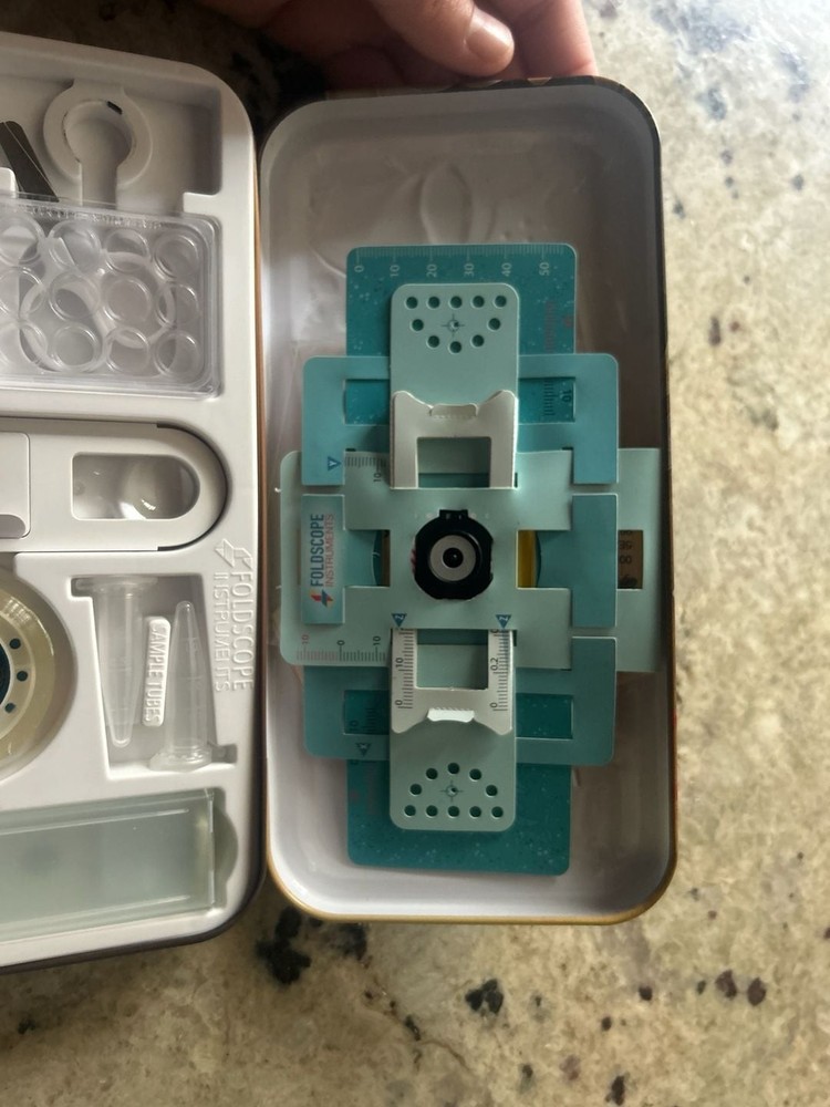 Foldscope Instruments Microscope Set In Original Box. Brand New Never Used