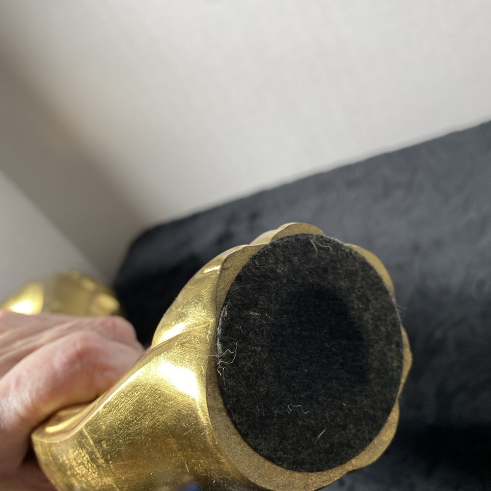 Brass colored claw table legs