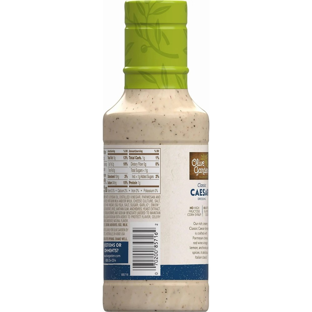 Olive Garden Classic Caesar Dressing, 16 fl oz