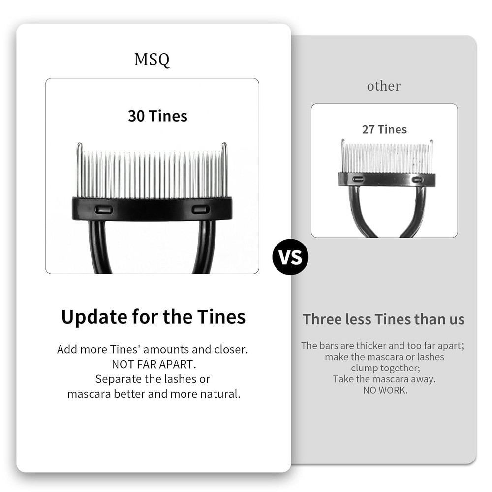 Eyelash Comb & Separator - Arc Design Mascara Applicator Tool (1PC)