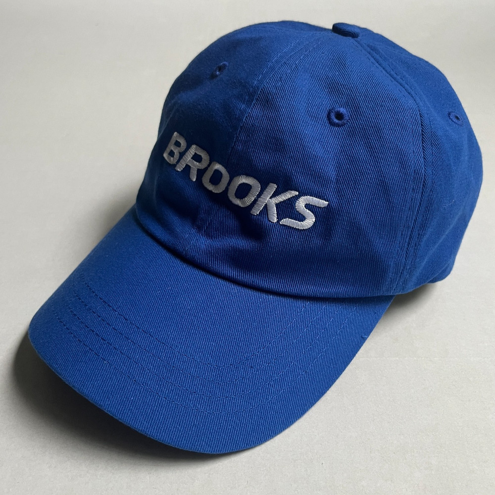 Brooks Running Cap Hat BOCO Gear Cotton Polyester Adjustable Let's Run There