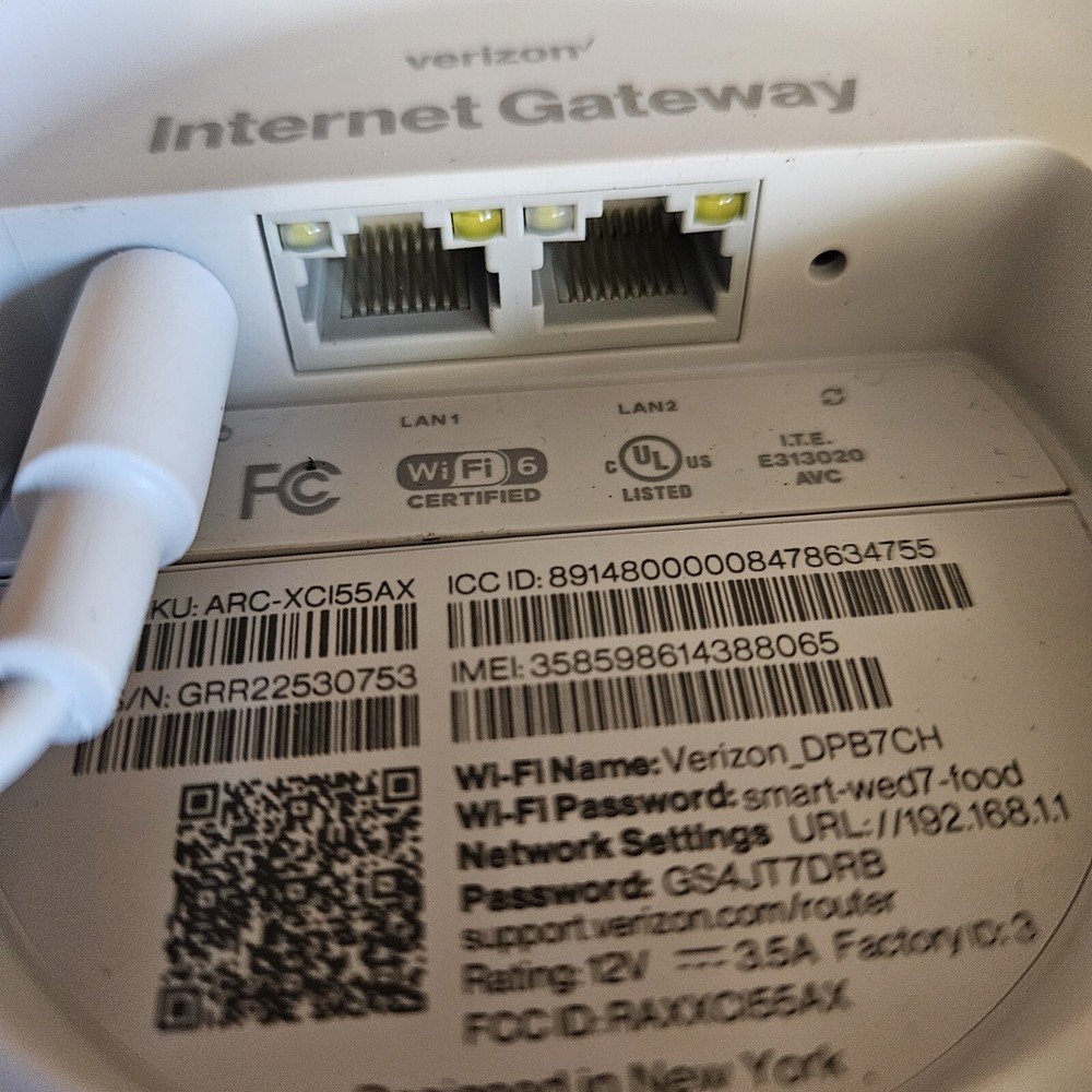 ⭐️Verizon ARC-XCI55AX Internet Gateway- New Open Box