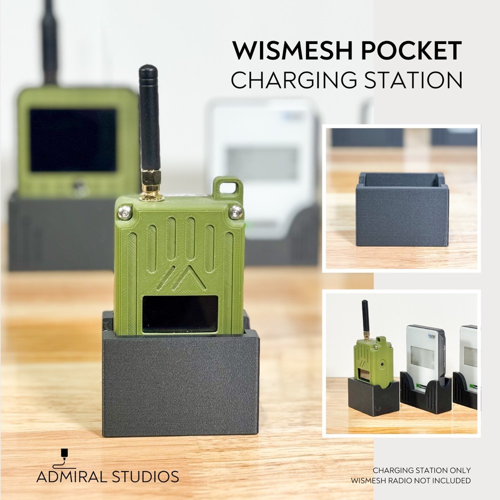 Meshtastic WisMesh Pocket Radio Charging Dock