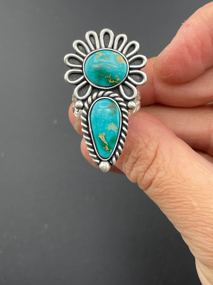 Turquoise ring made in your size