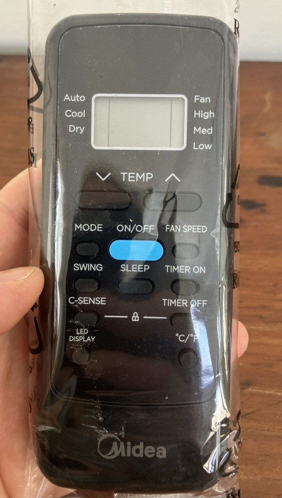 Midea OEM RG51F2(2)CEFU1 Replacement Remote Control Portable AC Air Conditioner