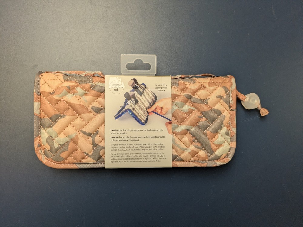Lug Sleeper Organizer Travel Case Rose Camo - NWT
