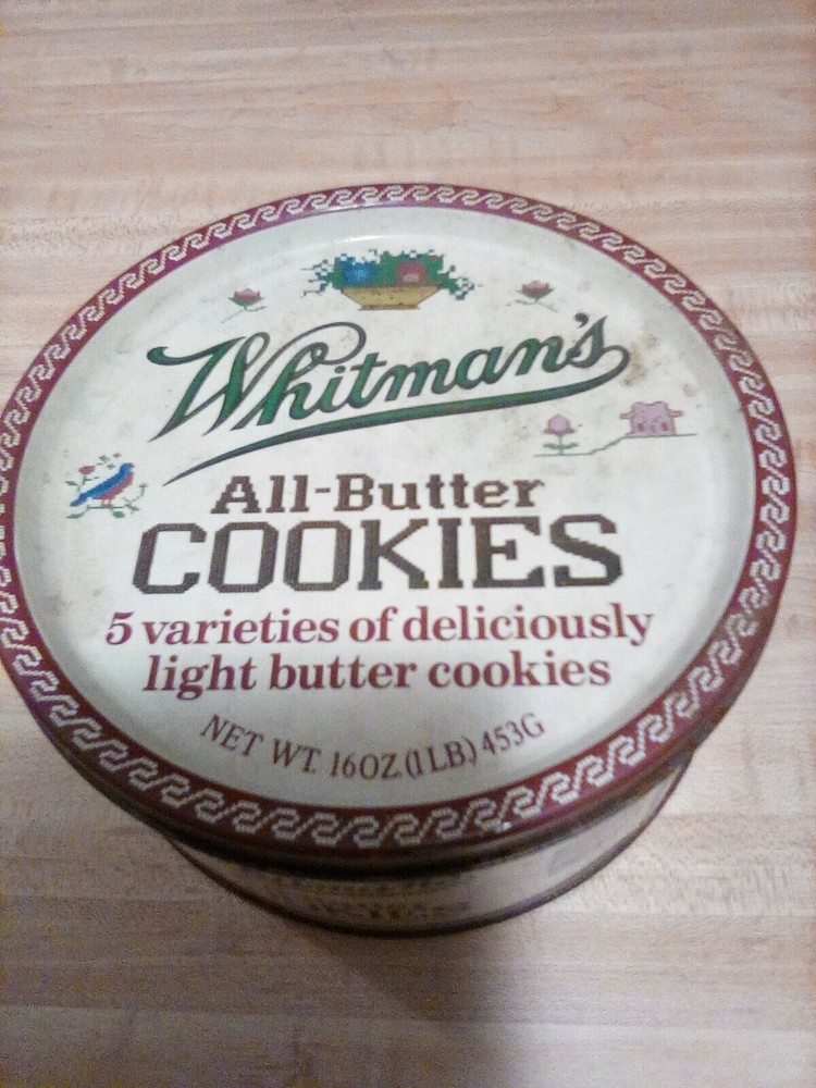 Whitman's All Butter cookie tin fair condition