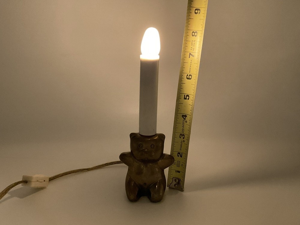 Teddy Bear brass light