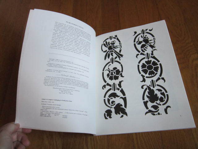 Victorian Decorating Stencil Ideas & Designs 124 Motifs Pattern Book FREE SHIP