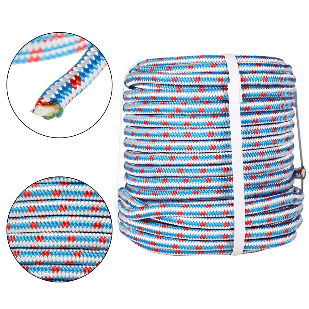 Double Braid Polyester 16 Strand 1/2"×150' Nylon Arborist Tree Rope