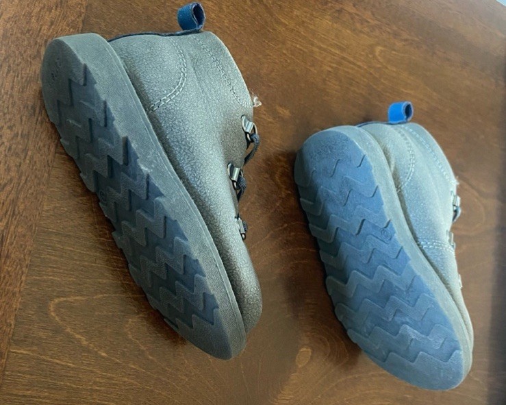 CARTER'S Tug & Go Boots - Gray Blue - Kids Size 5 -