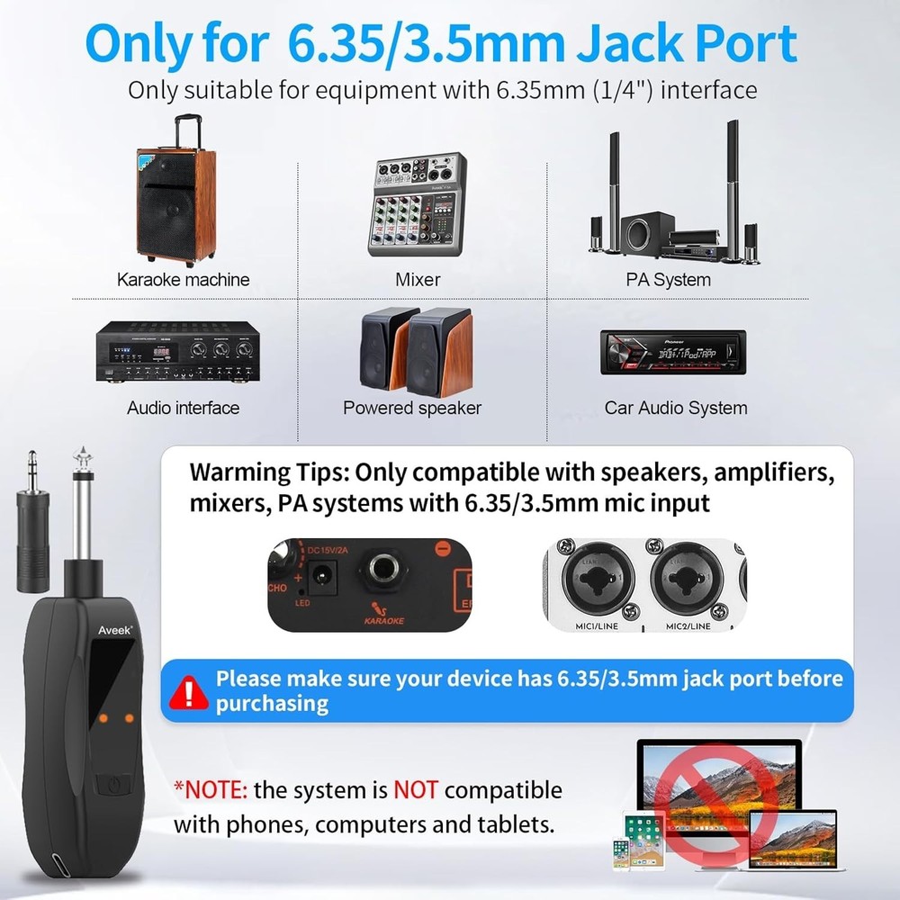 Professional Wireless Karaoke Microphone Set