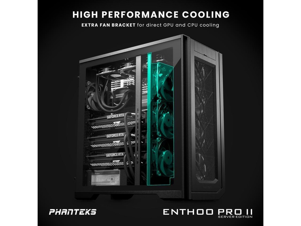 Phanteks Enthoo Pro 2 Server Edition – SSI-EEB Motherboard support, 11-PCI slots