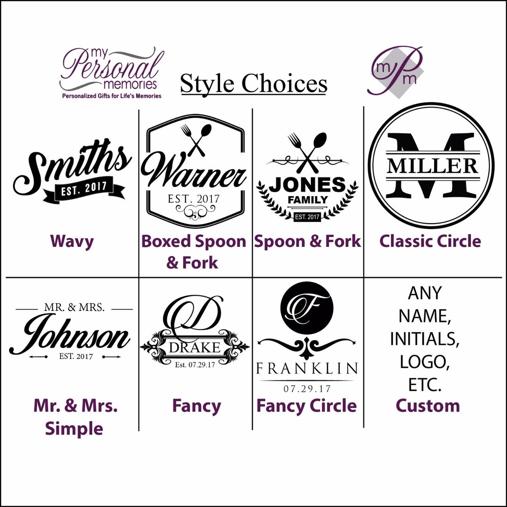 Personalized Kitchen Utensil Holder - Custom Engraved Bamboo Cooking Gift