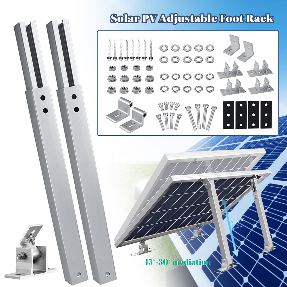 1-5Pair Solar Panel Mounting Brackets Tilt Mount Bracket Adjustable Angle Panel