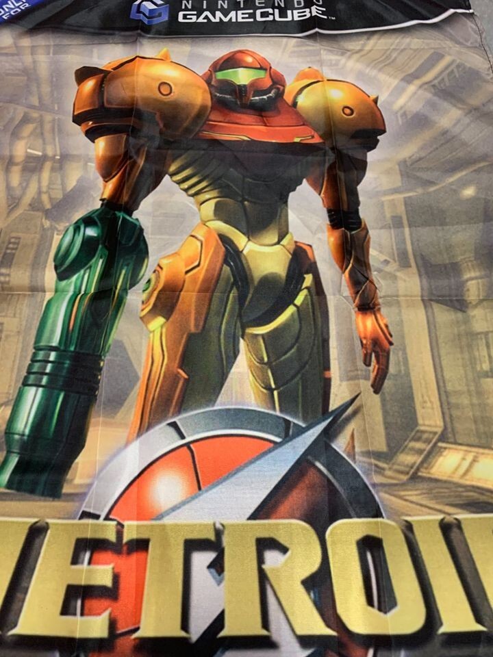 Metroid Prime Custom Wall Flag Banner Tapestry 2 x 3 Ft, Gamecube