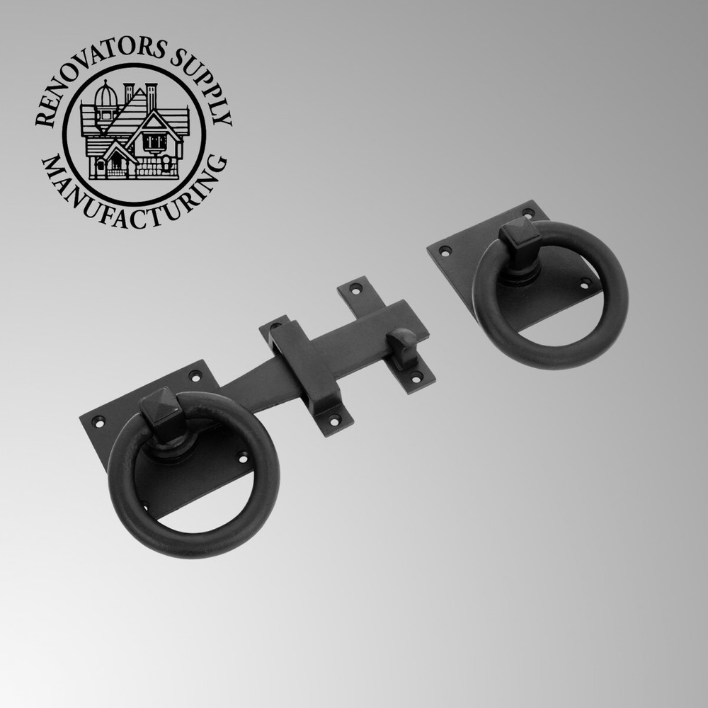 Bar Handforged Square Base Gate Latch Casting 7.5" Black Powder