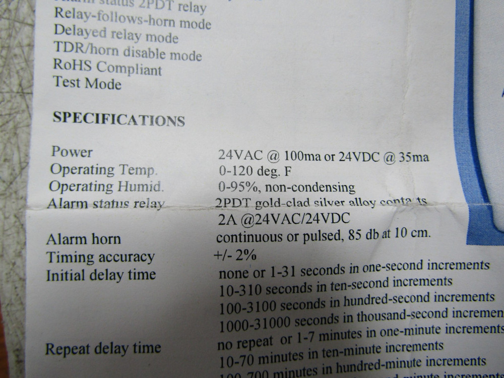 💥KENTECH CONTROLS 3RD GEN REMOTE ANNUNCIATOR MODULE 24 VAC/DC