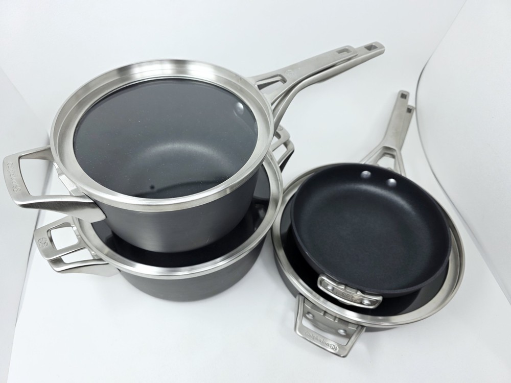 Calphalon Premier 7-pc. Space-Saving Hard-Anodized Nonstick Cookware Set