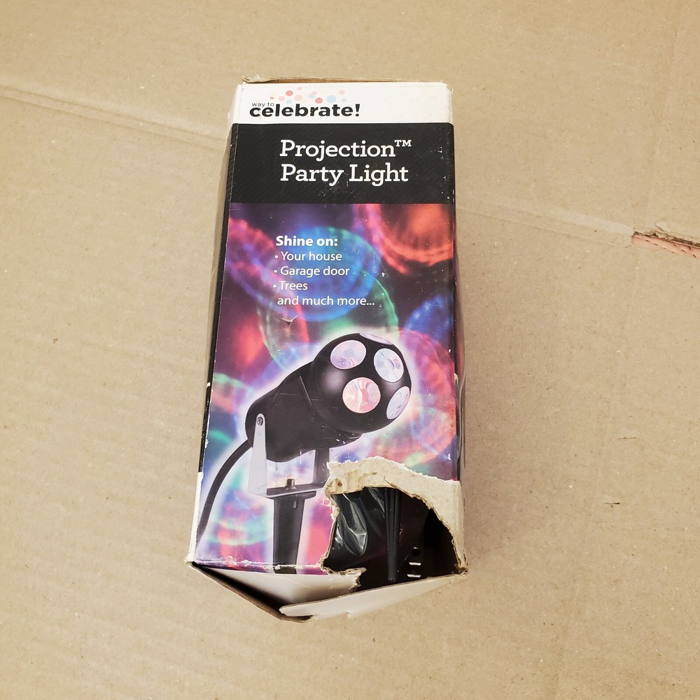 Projection Party Light, Multicolor, Projects Up To 20 FT/ 6 M