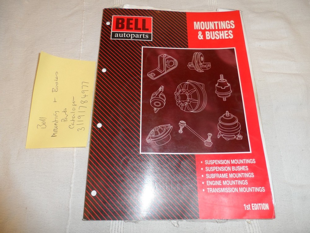BELL MOUNTING AND BUSHES CATALOGUE USED