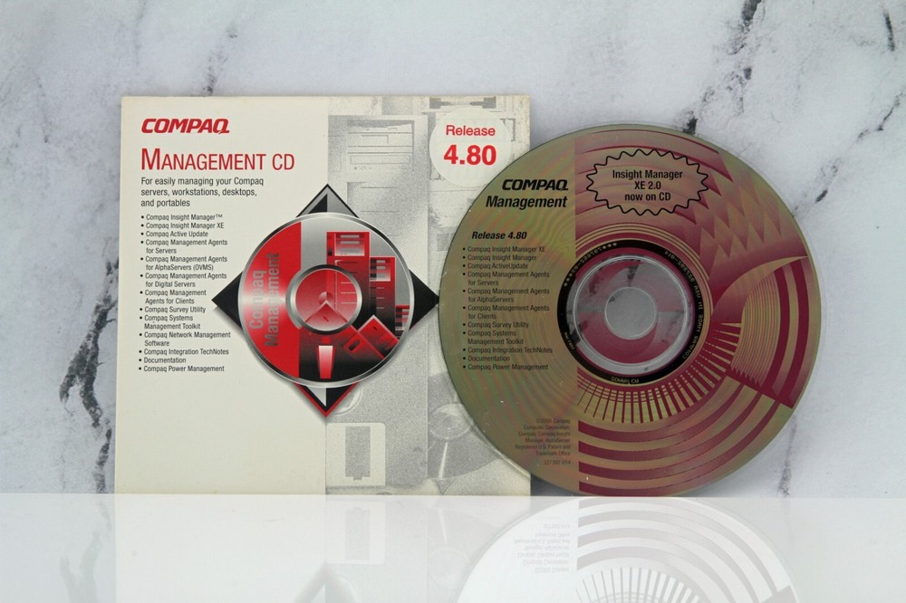Compaq SmartStart & Management CD Disc Release 4.80