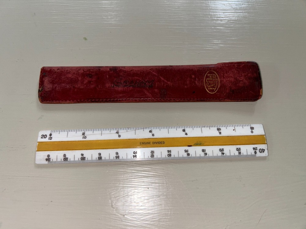 Post Rule Engine Divided 1231 U.S. ST'D With Leather Case