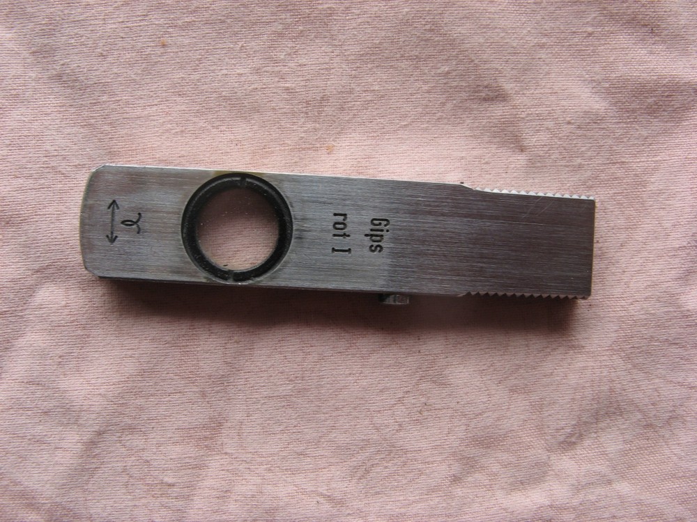 LEITZ GIPS Retardation Wave Plate Slider Rot 1 / Red 1 POLARIZING