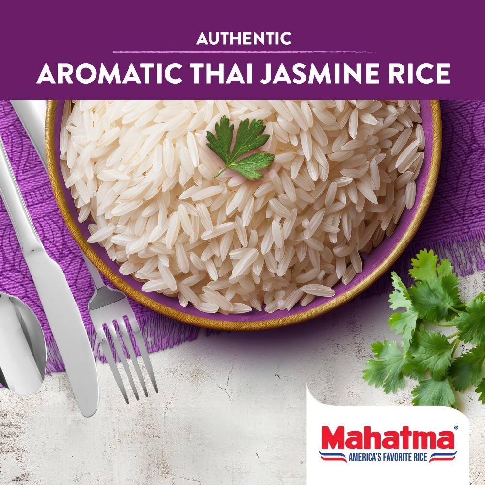 Jasmine White Rice Long Grain Thai Fragrant Rice 20 lb Bulk Bag