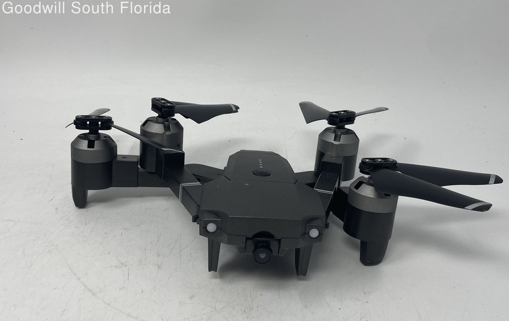 Attop Top Player Black Foldable Remote Control Small Drone Camera Not Tested