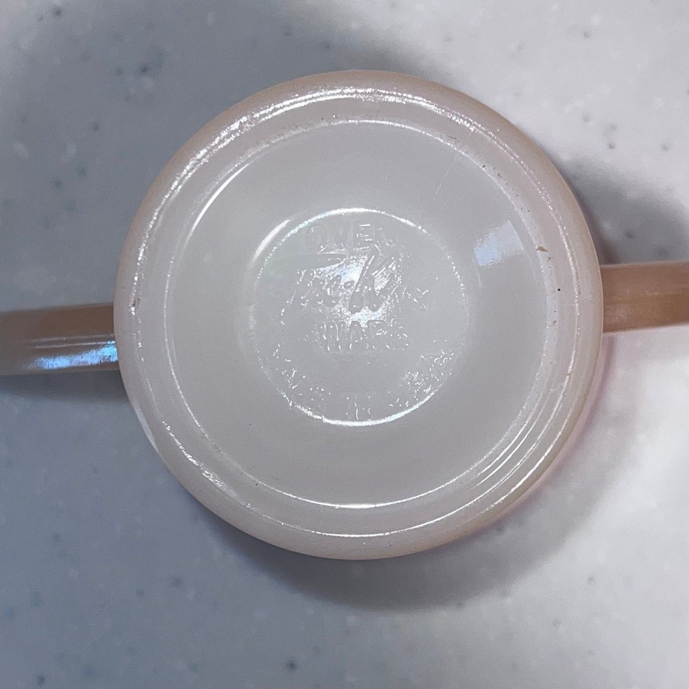 Fire King Peach Creamer
