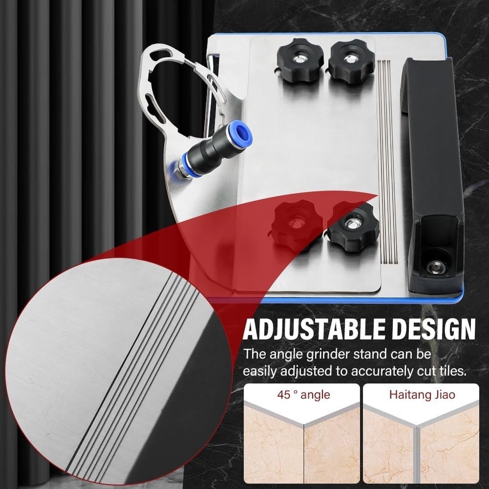 45 Degree Tile chamfering Tool Angle Grinder Stand for 45° Tile Cutting 100-Type