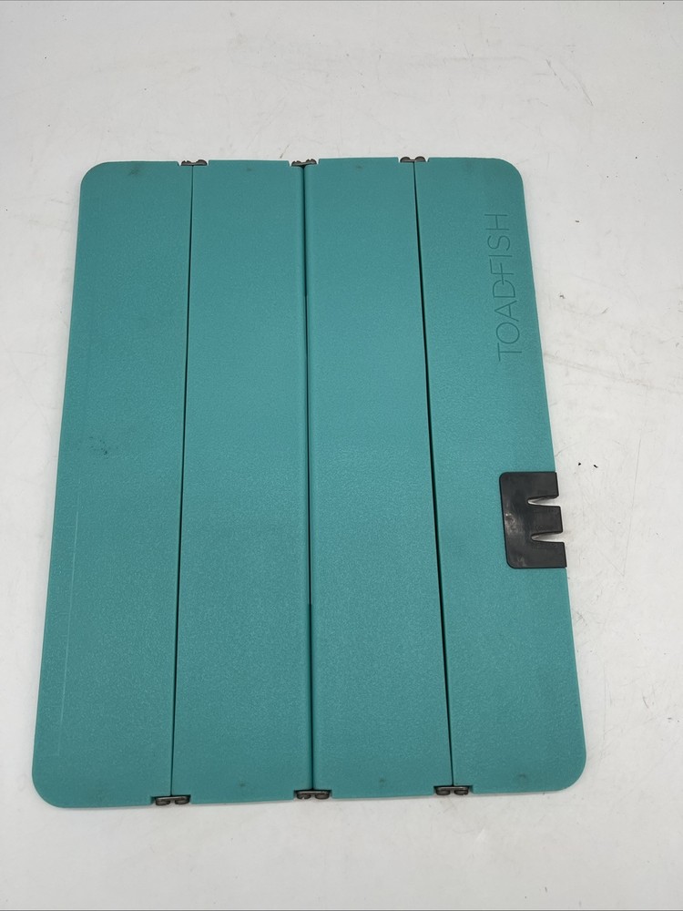 TOADFISH Stowaway Folding Cutting Board w/ Knife Sharpener 12" x 16"