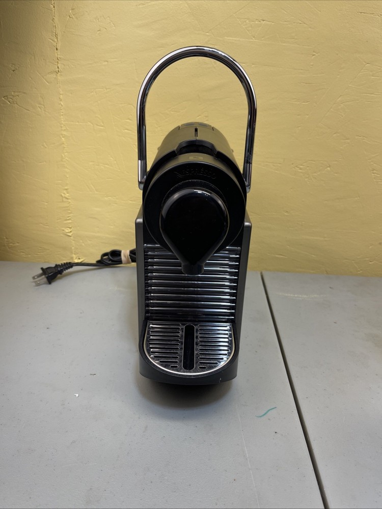 Nespresso Pixie C61 Espresso/Coffee Maker/Machine Black Cleaned/Tested