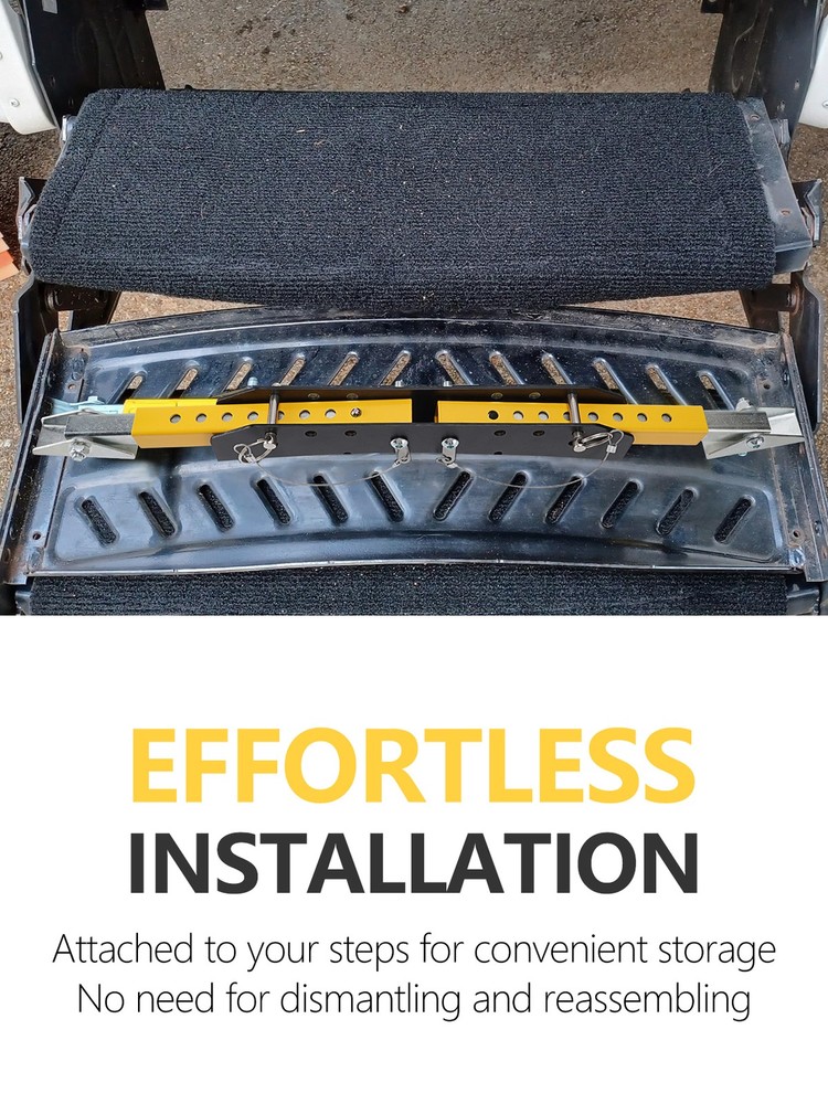 RV Step Stabilizer Support for 5th Wheel Travel Trailer Motorhomes Adjustable