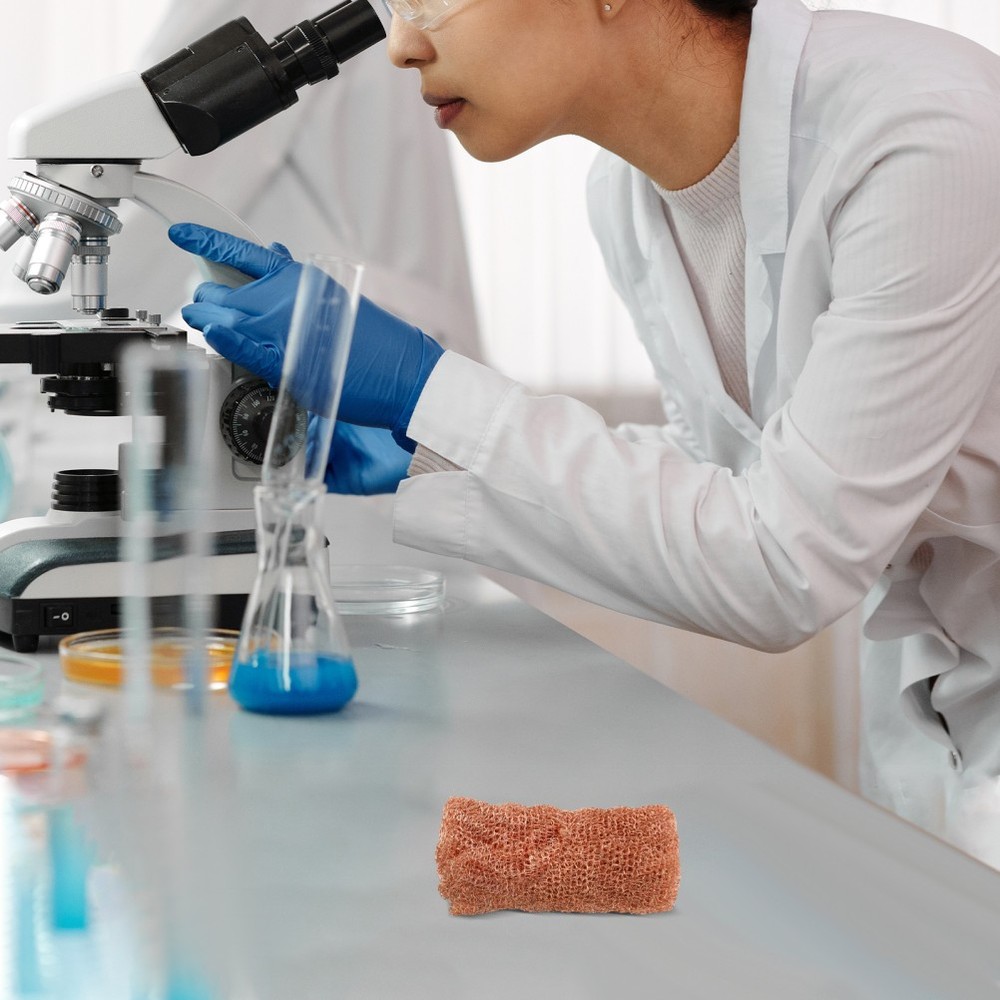 1 Roll Copper Mesh Funnel Distilling Mesh Screen Pot Distilling Copper Roll Mesh