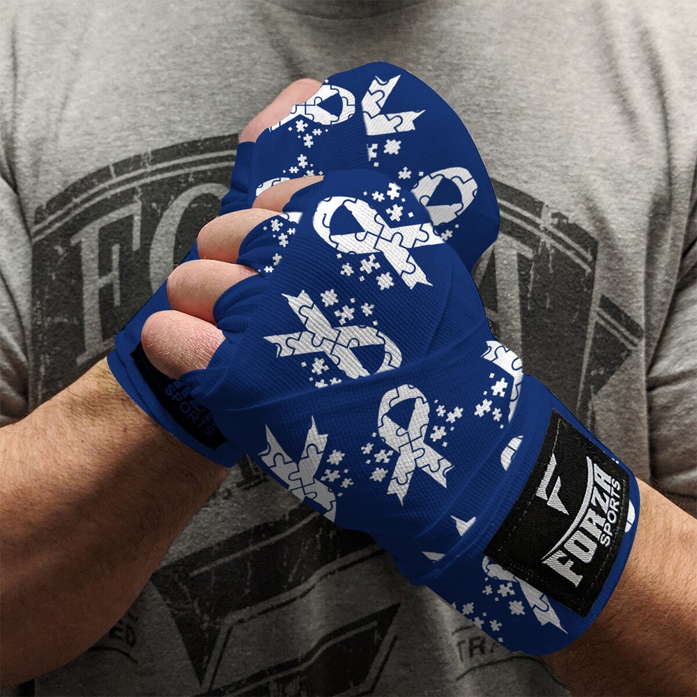 Forza Sports 180" Mexican Style Handwraps - Pattern & Matching Solid 2-Pack