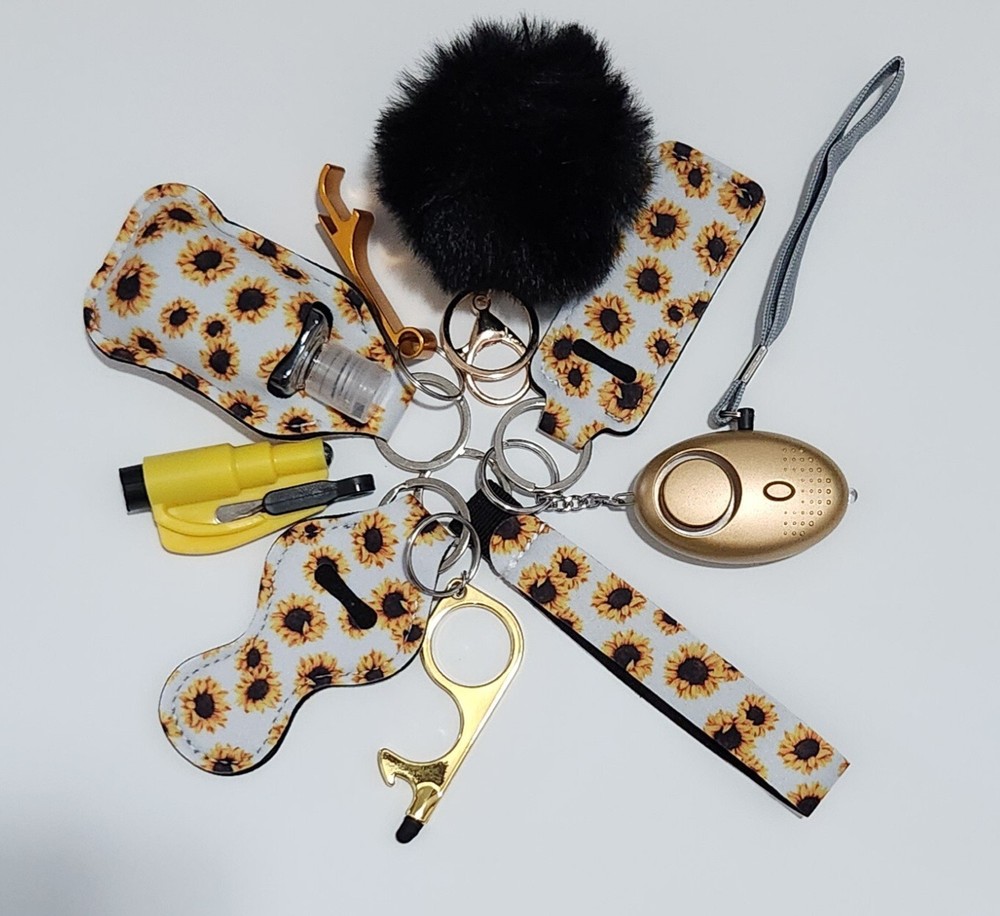 Sunflower Self Defense Keychain Set