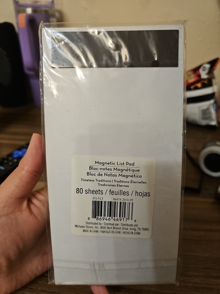 Magnetic List Pad 80 Sheets