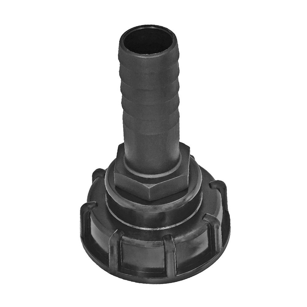 Convenient IBC Container Cap 1 Inch Barb Fitting for Garden Hose Connection