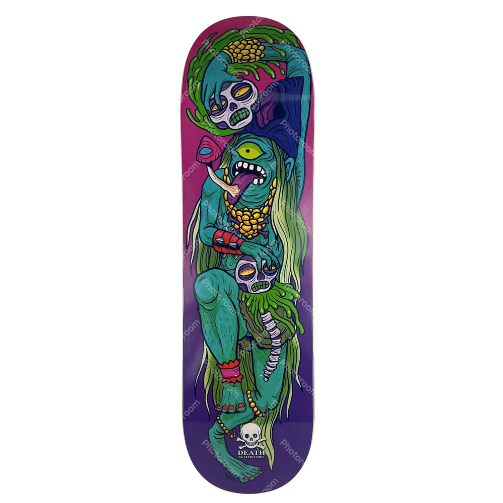 Death skateboards Lurk 2 Skateboard Deck -  8 " with grip