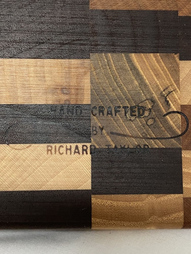 Cutting Board Artist Signed