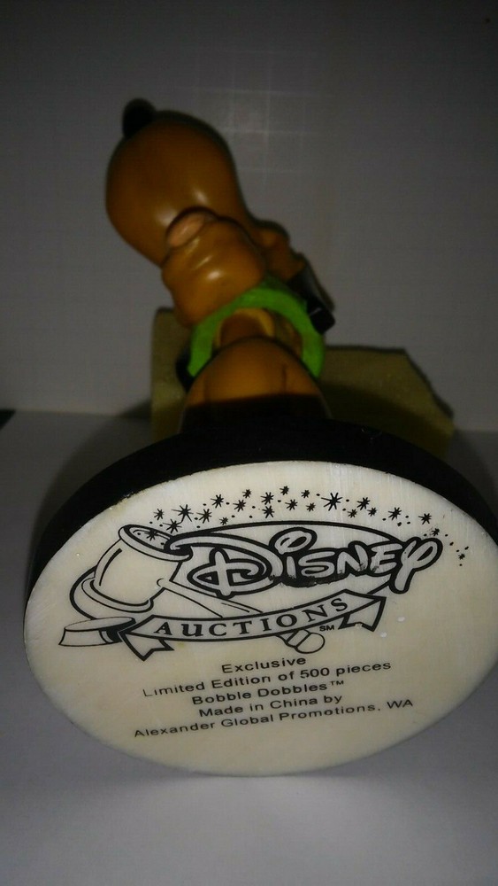 Mickey Mouse's Pluto nodder MIB Disney Auctions 500 made Mint never displayed