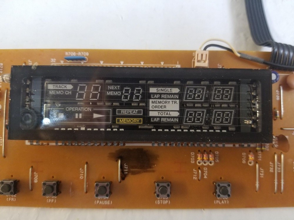 ONKYO DX-1500 Compact Disc Player DISPLAY BOARD w Working Display