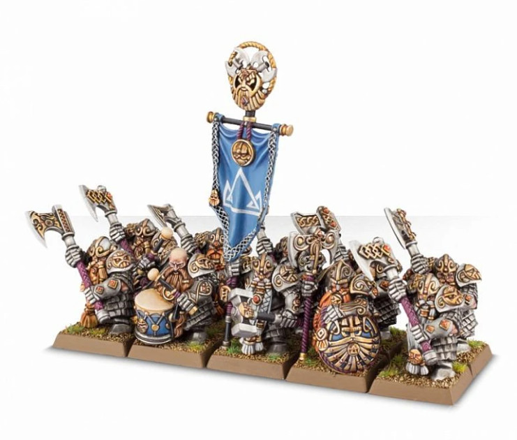 Warhammer TOW Dwarfen Mountain Holds Hammerers OR Longbeards (10)