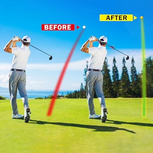 Golf Swing Trainer - Swing Training Aid Direction Guides - Improve Swing